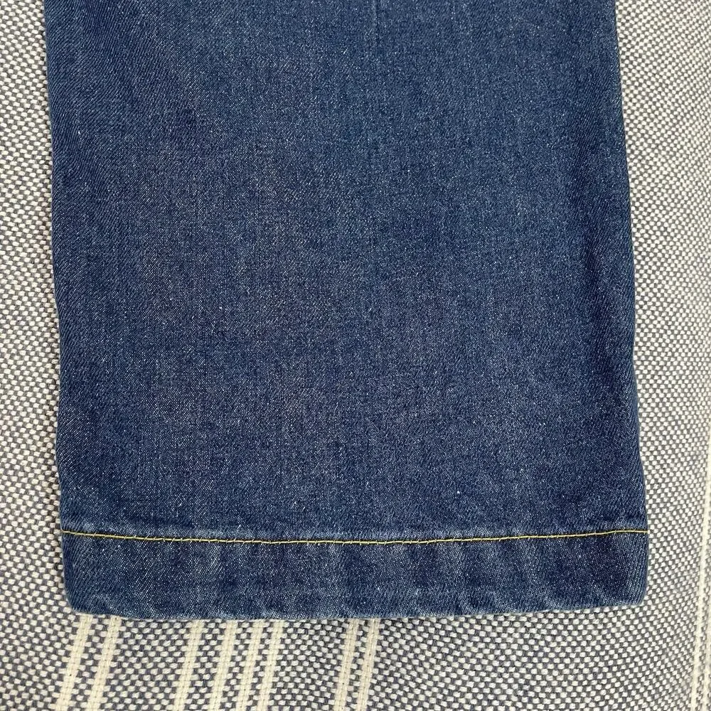 Vintage Haband Casual Joe Jeans Mens Fit 32x26 (34 Tag) Blue Denim Elastic Waist